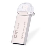 DM PD009 16GB USB 3.0 Stylish Metal Micro USB OTG Expansion U Disk