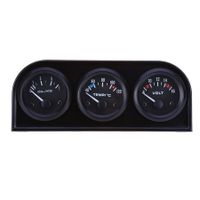 B734 52MM 3 in1 Car Accuracy Auto Gauge Voltmeter Water Temperature Oil Pressure Sensor Triple Kit