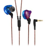 KZ ZST Wired On-cord Control Noise-canceling In-ear Earphones NO MIC