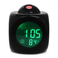 LCD Digital Projection Temperature  Alarm Clock