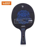 BOER Lion Pattern Table Tennis Ping Pong Racket