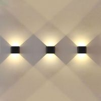 Jiawen Led Wall Lamp 6W 2835SMD Outdoor/Indoor Wall Lights Garden Lights for Living Room Corridor Decoration Lighting