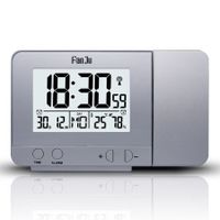 FanJu FJ3531 Projection Alarm Clock with Temperature and Time Projection / USB Charger/ Indoor Temperature and Humidity