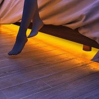 BRELONG LED Human Bedside Sensor Light Strip for  Bedroom Bed