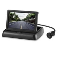 Car Foldable 4.3 inch Screen Display Rear View Monitor 18.5mm Reversing Camera