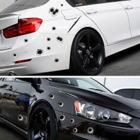 Personality simulation bullet hole car sticker 3D solid body sticker