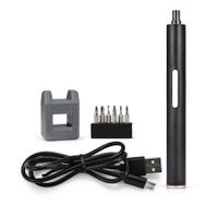 XZ002 Mini Portable Electric Screwdriver with 6 Bits and 1 Unit for Magnetization / Demagnetization