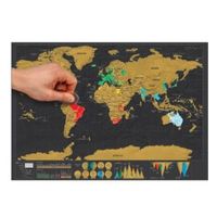 Scratch-off World Map Travel Trace Recorder
