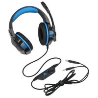 Hunterspider V - 3 3.5mm Headsets Bass Gaming Headphones with Mic LED Light for Mobile Phone PC Xbox