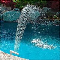 Waterfall fountain fountain nozzle fun type nozzle pool decorative floor and ground return sprinkler