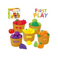 Farmer's Market Color Sorting Pretend Set Toy For Ages 3+