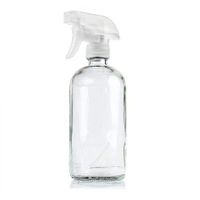 4x 500ml Clear Glass Spray Bottles Trigger Water Sprayer Aromatherapy Dispenser