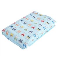 DreamZ Kids Warm Weighted Blanket Lap Pad Cartoon Print Cover Study At Home Blue