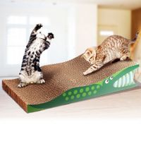 Cat / Kitten Claw Scratching Board Scratch Post - Crocodile Design