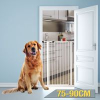Extendable 104cm High White Baby/Pet Safety Gate