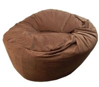 Short Plush 2-Seater Bean Bag