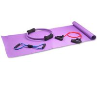 Yoga Pilates Workout Exercise Set - Expander / Yoga Mat / Pilates Ring