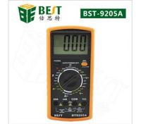 BEST-9205A 3" LCD Digital Multimeter - Black + Orange (1 x 6F22)