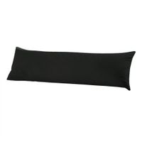 DreamZ Body Full Long Pillow Luxury Slip Cotton Maternity Pregnancy 137cm Black
