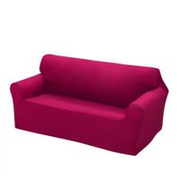 Easy Fit Stretch Couch Sofa Slipcovers Protectors Covers 2 Seater Burgundy