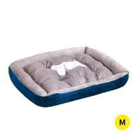 PaWz Pet Bed Dog Beds Bedding Mattress Mat Cushion Soft Pad Pads Mats M Navy