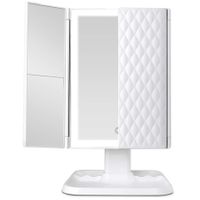 2021 NEW Makeup Mirror 1x/2x/3x Magnification with 68LED  Trifold Mirror