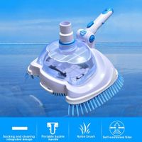 Swimming Pool Suction Vacuum Head, Transparent Manual Suction Machine Cleaning and Maintenance Tools, Pool and Spa Hot Tubs Floor Vacuum Cleaner