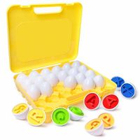 26 ABC Matching Eggs Preschool Educational Learning Montessori Toy, Easter Eggs Set