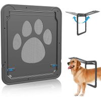 Pet Screen Door | Sliding Screen Dogs Door with Magnetic Flap for for Cat Dog