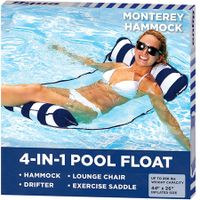 4-in-1 Monterey Hammock Inflatable Pool Float