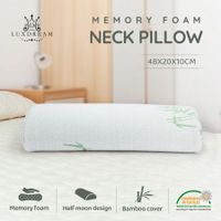 Half Moon Elevation Pillow Memory Foam Bed Pillow Cushion Neck Support Leg Elevator