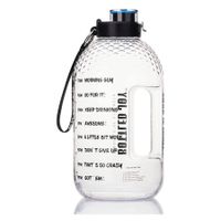 1 Gallon Water Bottle with Straw Lid, BPA Free Large Water Bottle Hydration with Motivational Time Mark Leak-Proof Drinking 3.78L Water Bottle for Camping Workouts and Outdoor