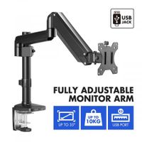 Single Monitor Stand LCD Monitor Mount Adjustable Arm Desk Mount for Screen 13 to 35 Inch