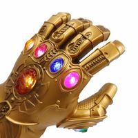 Kids LED Light Up Glove Thanos Gauntlet Props for  Cosplay (Kids Size)