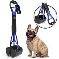 Non-Breakable Pet Pooper Scooper for Large and Small Dogs(Blue)