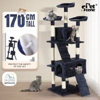 Petscene 170cm Large Cat Tree Condo Gym Sisal Scratching Perching Center