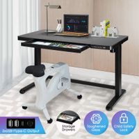 Electric Motorised Standing Desk Height Adjustable Sit Stand Up Desk Home Office Workstation
