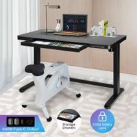Electric Motorised Standing Desk Height Adjustable Sit Stand Up Desk Home Office Workstation
