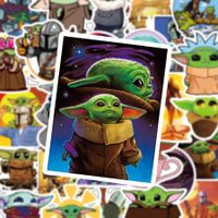 100PCS Yoda Baby Mandolorian The Child stickers for Luggage Computer Skateboard Car Motorcycle