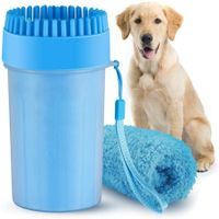 Dog Paw Cleaner, Anipaw Dog Paw Washer Cup with Towel Dog Cleaning Brush for Dogs /Cats, Silicone Pet Feet Cleaner for Muddy Paws