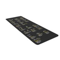 Sport Performance Exercise Mat with Self-Guided Exercise Illustrations  1830*610cm 6mm thickness