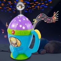 Night Light Stars Projector Flashlights Toys for Kids Flashlights for Toddlers 2-4 Years Space Projector for Kids with Music Toddler Flashlight Birthday Gifts
