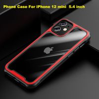 Designed for iPhone 12 mini Shockproof Protective Phone Case Slim Thin Cover (5.4'') -Red
