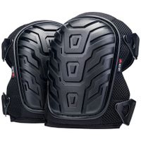 Professional Knee Pads with Heavy Duty Foam Padding and Comfortable Gel Cushion, Strong Double Straps and Adjustable Easy-Fix Clips