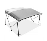 3 Bow Light Grey Boat Bimini Top 1.5m to 1.7m