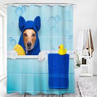 180x180cm Marble Bathroom Shower Curtain Water Proof,Reinforced Metal Grommets