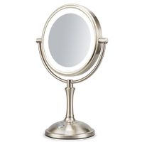 Professional 8" Lighted Makeup Mirror, 10X Magnifying Vanity Mirror with  Brightness Adjustable Desk Lamp