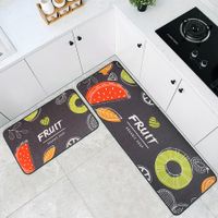 Kitchen Carpet Oil Absorbing Non-slip Blanket Waterproof Mat for home(2pcs)