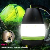 4In1 Multifunction Portable USB Charge Lantern LED emergency Flashlight Camping Reading Light table lamp night light For Outdoor