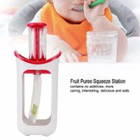 Squeeze Pouches Pouch Filling Station for semi-Solid Food with 10 Reusable Storage Bags